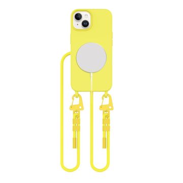 Tech-protect TECH-PROTECT MAGNESSKEJSKA OGRLICA MAGSAFE ZA IPHONE 14 KANARSKO RUMENA