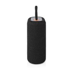 Nedis Bluetooth zvočnik | Največja življenjska doba baterije: 7 ur | Ročno oblikovanje | 7 W| Mono | Vgrajen mikrofon | Sinhronizirati | Črna 