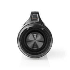 Nedis Bluetooth Party Boombox | 6 ur | 2,0 | 120 W | Predvajanje medijev: AUX / Micro SD / USB | IPX5 | Sinhronizirati | Ročaj za prenašanje | Lučke za zabave | Črna 
