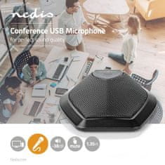 Nedis Mikrofon | Uporablja se za: Računalnik / Namizni | Vezana z žico | 1 x USB 