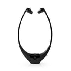 Nedis Brezžične TV slušalke | RF | In-Ear | Največja življenjska doba baterije: 4,5 ure | 35 m| Digitalni zvok | Baterijska postaja | Nadzor ravnotežja | Črna 