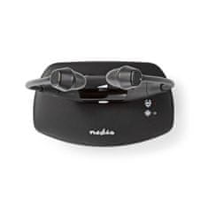 Nedis Brezžične TV slušalke | RF | In-Ear | Največja življenjska doba baterije: 4,5 ure | 35 m| Digitalni zvok | Baterijska postaja | Nadzor ravnotežja | Črna 