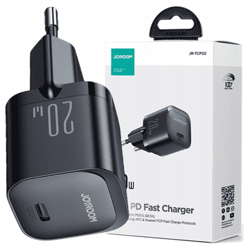 Joyroom JR-TCF02 20W PD USB C mini polnilnik - črn