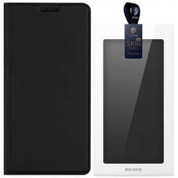 Dux Ducis Ovitek Skin Pro za iPhone 16 Plus s preklopom in režo za kartice - črn