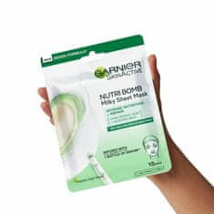 Garnier Tekstilna maska za obraz z mandljevim mlekom za suho in občutljivo kožo Skin Natura l s (Milky Tissu
