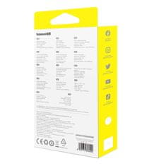 BASEUS Kabel 3v1 Baseus Free2Draw USB za M+L+C 100 W, 1,1 m (bel)