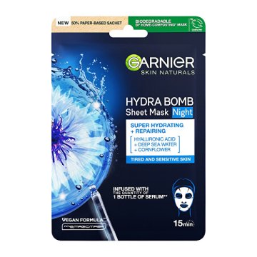 Garnier Moisture Bomb Night-Time (Face Tissue Mask) 28 g