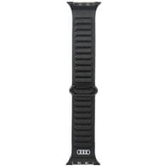 1 to 3 Audi Obroč Z Magnetnim Paškom Za Telefon Za Apple Watch 44 45 46 49Mm Usnje