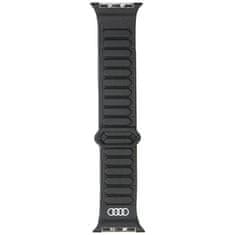 1 to 3 Audi Pašek Za Apple Watch 40 41 42Mm Sintetično Usnje Z Magnetnim Obročkom