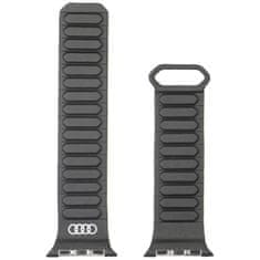 1 to 3 Audi Pašek Za Apple Watch 40 41 42Mm Sintetično Usnje Z Magnetnim Obročkom