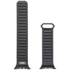 1 to 3 Audi Obroč Z Magnetnim Paškom Za Telefon Za Apple Watch 44 45 46 49Mm Usnje