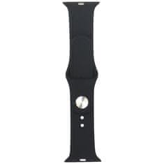 1 to 3 Audi Sport Pašek Za Apple Watch 40 41 42Mm Črn Silikon Z Logotipom