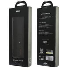 1 to 3 Audi Sport Pašek Za Apple Watch 40 41 42Mm Črn Silikon Z Logotipom