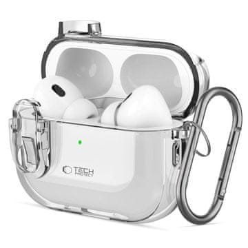 1 to 3 Tech-Protect Slim Hook Ovitek Za Apple Airpods Pro 1 2 Pokrov Etuija Z Zadrgo