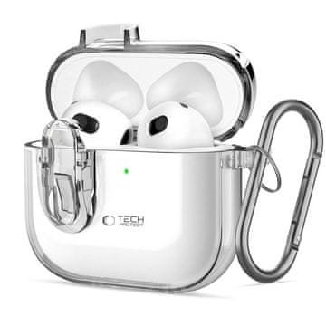 1 to 3 Tech-Protect Slim Hook Etui Za Apple Airpods 4 Magnetno Zapiranje