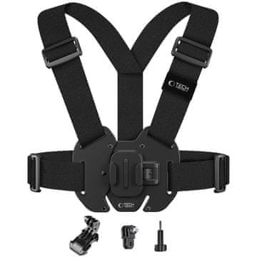 1 to 3 Tech-Protect Prsni Nosilec Gopro Dji Nosilec Za Kamero Iz Perspektive