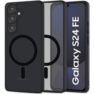 1 to 3 Tech-Protect Magmat Magsafe Galaxy S24 Fe Mat Črna