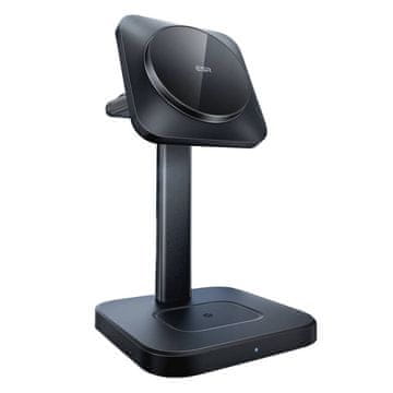 ESR Brezžični polnilnik 3v1 za uro ESR HaloLock 2C5660804 (črn)