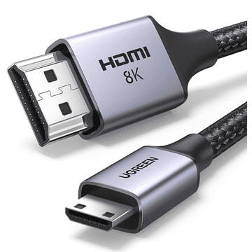 1 to 3 Ugreen Mini Hdmi Kabel Na Hdmi 8K 2.1 1M Za Tv Monitorje Priključek