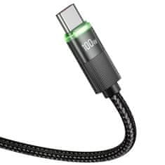 Tech-protect TECH-PROTECT UB20T ULTRABOOST KABEL TYPE-C PD100W/5A 180CM ČRNEGA RAZMERJA