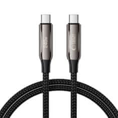 Tech-protect TECH-PROTECT UB10T ULTRABOOST KABEL TYPE-C PD240W/QC4.0 100 CM ČRNEGA RAZMERJA