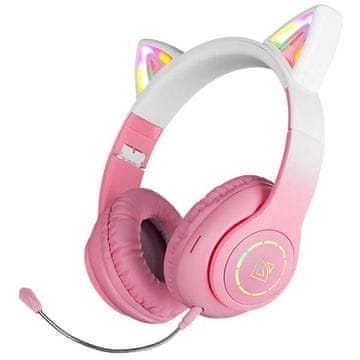 shumee Slušalke Defender Freemotion B505 Bluetooth, LED, roza