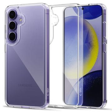 1 to 3 Tech-Protect Flexair Hybrid Galaxy S25 Clear