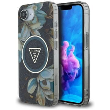 1 to 3 Ovitek Guess Case Tpu Za Iphone 16E Za Magsafe Iml Kovinske Bleščice Rože