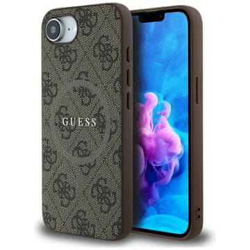 Guess Ovitek Guess MagSafe rjave barve za iPhone 16e