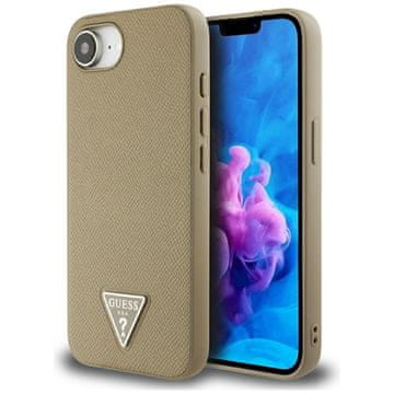 Guess Ovitek Guess MagSafe rjave barve za iPhone 16e