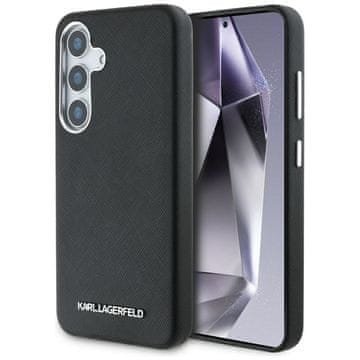 Karl Lagerfeld Ovitek Karl Lagerfeld MagSafe za Samsung Galaxy S25 Plus, črn