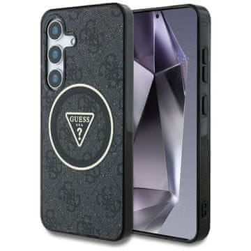 1 to 3 Guess Ovitek Guess Trikotnik Z Bleščicami Za Samsung Galaxy S25 Z Za Magsafe