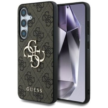 Guess Ovitek Guess Big 4G Logo Classic Logo za Samsung Galaxy S25+ rjave barve