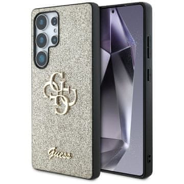 1 to 3 Guess Ovitek Tpu Fiksne Bleščice S Kovinskim Logo Za Samsung Galaxy S25 Ultra