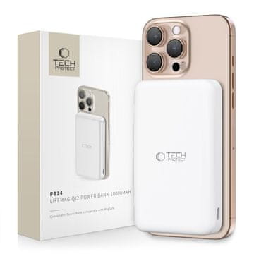 1 to 3 Tech-Protect Pb24 Lifemag Qi2 Za Magsafe Power Bank 10000Mah Za Iphone 13