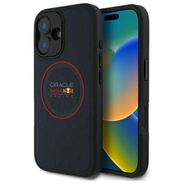 Red Bull Usnjen ovitek Red Bull MagSafe za iPhone 16 Plus, rdeč