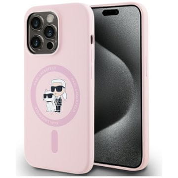 Karl Lagerfeld Ovitek Karl Lagerfeld MagSafe za iPhone 14 Pro Max roza