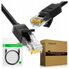 Ugreen Ugreen cable internetni omrežni kabel Ethernet patch kabel RJ45 Cat 6 UTP 1000Mbps 1m črne barve (20159)