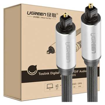 1 to 3 Ugreen Avdio Kabel Toslink 3M Za Tv Zvočnike Z Alu Pletenico