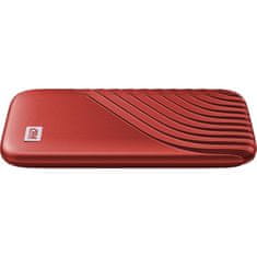 WD 2TB My Passport SSD Red NVMe USB 3.2 zunanji SSD disk