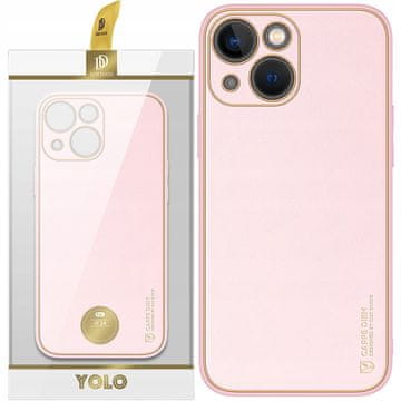 Dux Ducis Ovitek Dux Ducis Yolo za iPhone 14 Plus, eleganten roza, umetno usnje