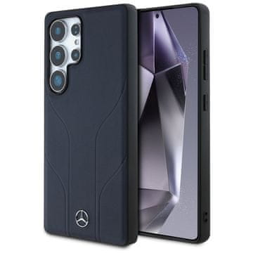 shumee Usnjen ovitek Mercedes MagSafe za Samsung Galaxy S25 Ultra, črn