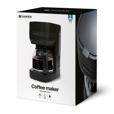 UNBRANDED Aparat za kavo 12 skodelic/1,5L KB300 Mat črna 