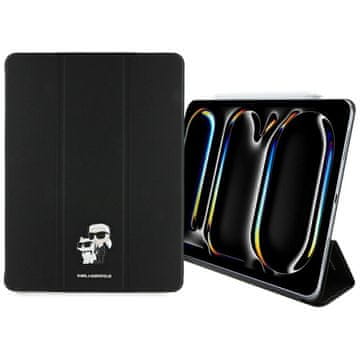 Karl Lagerfeld Etui za iPad Pro 13" Karl Lagerfeld Saffiano Karl & Choupette črna