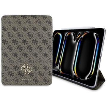 Guess Guess GUFC11PM24PS4SGW iPad Pro 11 2024 rjav magnetni 4G velik logotip