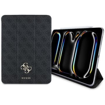 Guess Guess GUFC11PM24PS4SGK iPad Pro 11 2024 črn/črn magnetni 4G velik logotip