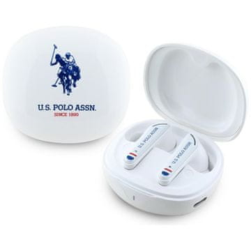 U.S. Polo Assn. Priklopna postaja za slušalke TWS US Polo DH Logo, bela