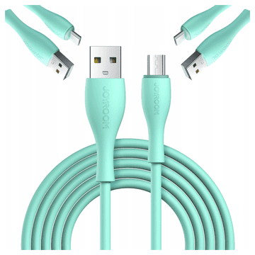 Joyroom Podatkovni kabel Bowling S-2030M8 USB-A / micro USB 3A 2 m - zelen
