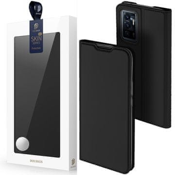 shumee Ovitek Dux Ducis Skin Pro s preklopom za Vivo V23e, črne barve