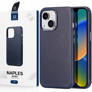 Dux Ducis Dux Ducis Naples magnetna usnjena torbica MagSafe modra za iPhone 14 Plus